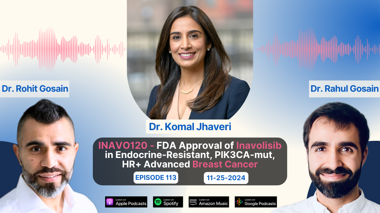 INAVO120 - FDA Approval of Inavolisib in Endocrine-Resistant, PIK3CA-mut, HR+ Advanced Breast Cancer