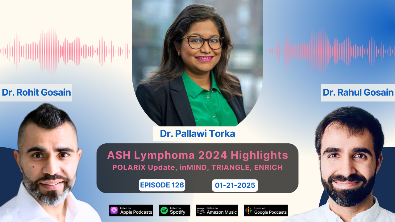 ASH Lymphoma 2024 Highlights - POLARIX Update, inMIND, TRIANGLE, ENRICH with Dr. Pallawi Torka